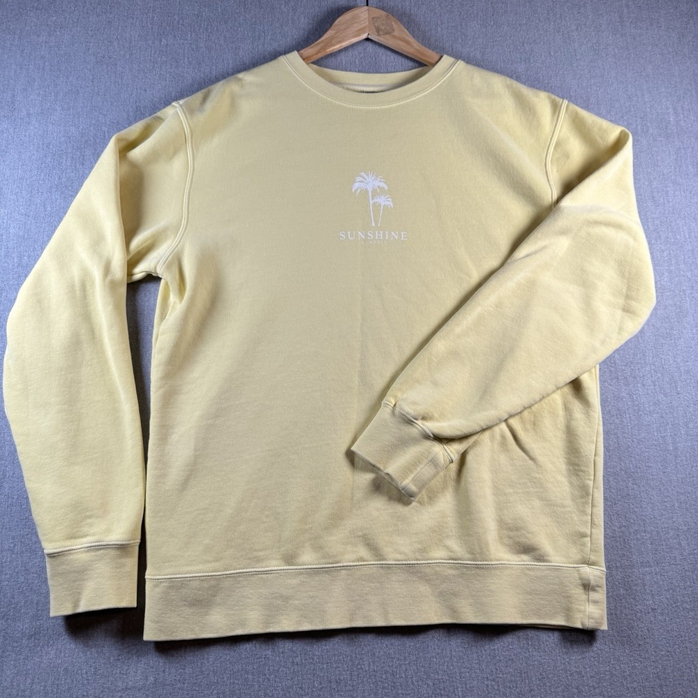 USA Volleyball Sunshine Classic Orlando Women's Medium 2021 Sweatshirt Yellow